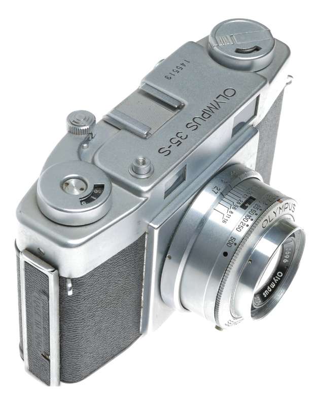 Olympus 35-S 35mm Film RF Camera E.Zuiko F.C. 1:2.8 f=4.8cm
