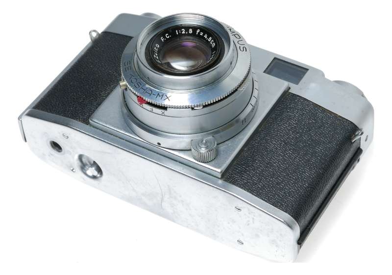 Olympus 35-S 35mm Film RF Camera E.Zuiko F.C. 1:2.8 f=4.8cm