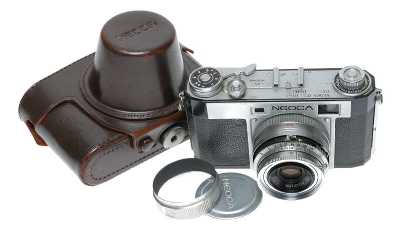 Neoca 2S 35mm Film Dual Stroke Rangefinder Camera 1:3.5 f=45mm