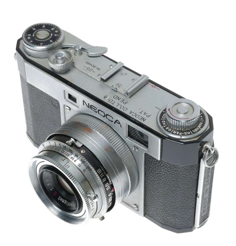 Neoca 2S 35mm Film Dual Stroke Rangefinder Camera 1:3.5 f=45mm