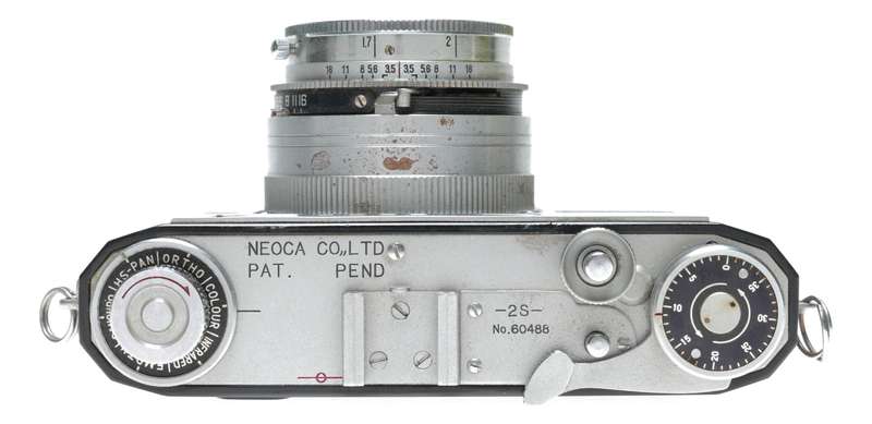 Neoca 2S 35mm Film Dual Stroke Rangefinder Camera 1:3.5 f=45mm
