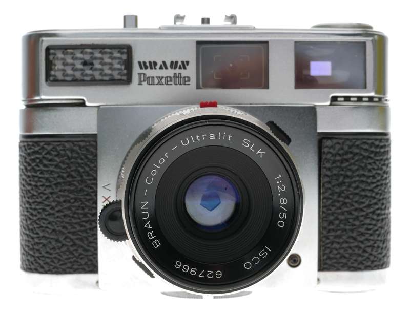 Braun Paxette Automatic Super III 35mm Film Camera Color-Ultralit SLK 1:2.8/50