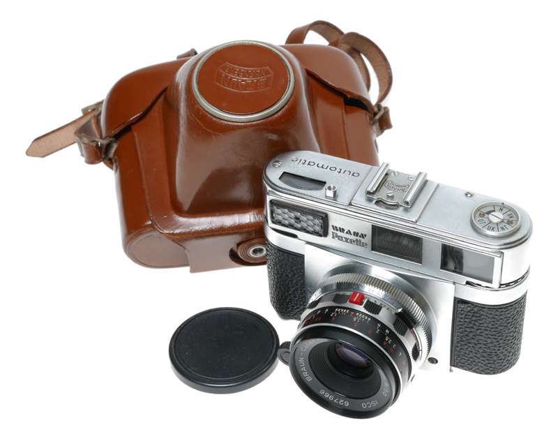 Braun Paxette Automatic Super III 35mm Film Camera Color-Ultralit SLK 1:2.8/50