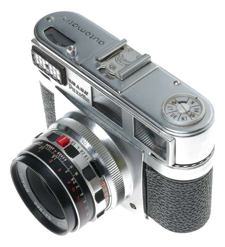 Braun Paxette Automatic Super III 35mm Film Camera Color-Ultralit SLK 1:2.8/50