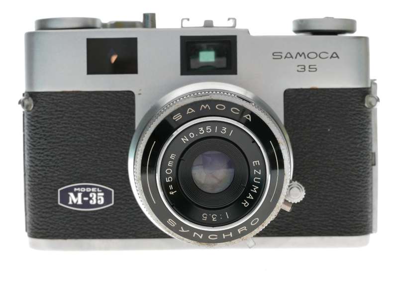 Samoca 35 M-35 Rangefinder Film Camera Ezumar 1:3.5 f=50mm