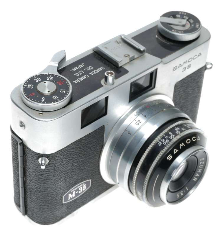 Samoca 35 M-35 Rangefinder Film Camera Ezumar 1:3.5 f=50mm