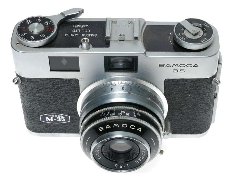 Samoca 35 M-35 Rangefinder Film Camera Ezumar 1:3.5 f=50mm