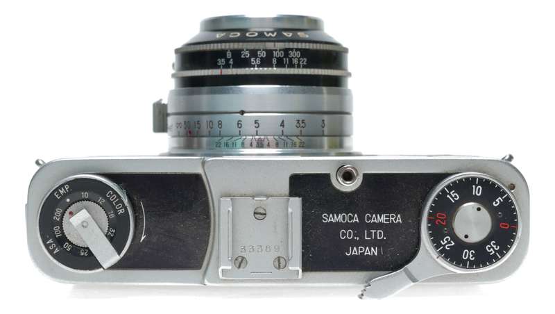 Samoca 35 M-35 Rangefinder Film Camera Ezumar 1:3.5 f=50mm