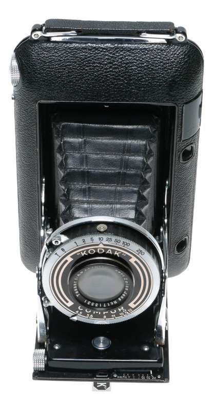 Kodak Regent Folding RF Film Camera Zeiss Tessar 1:4.5 f=10.5cm Case