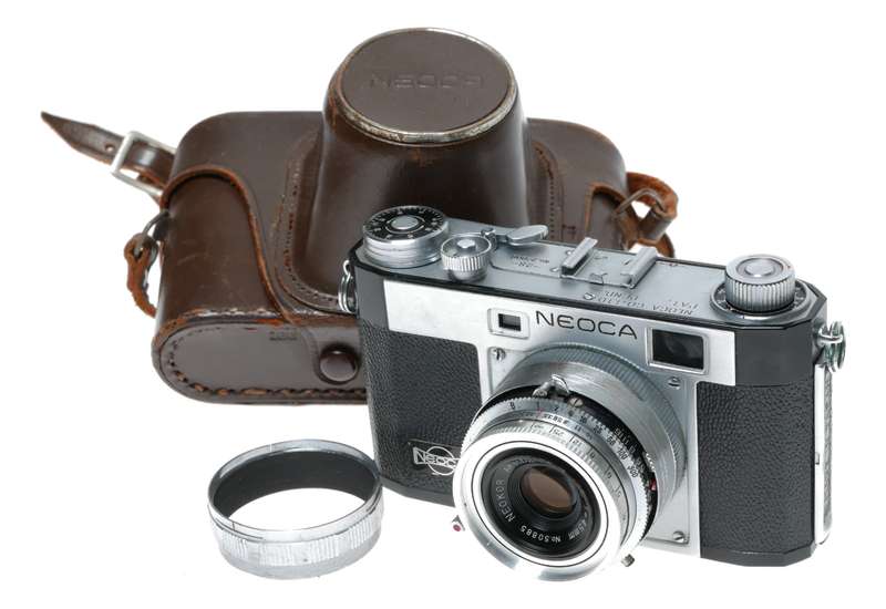 Neoca 2S Dual Stroke 35mm Film RF Camera Neokor 1:3.5 f=45mm