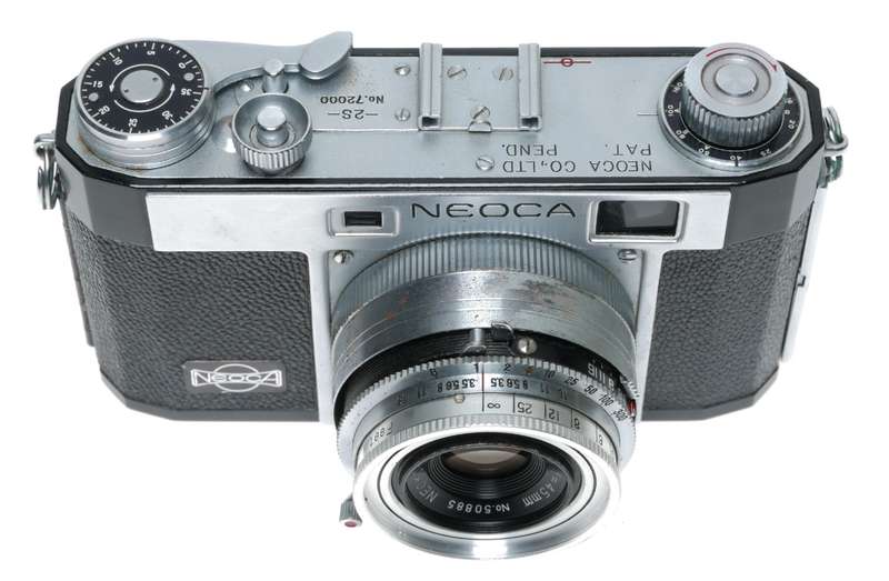 Neoca 2S Dual Stroke 35mm Film RF Camera Neokor 1:3.5 f=45mm