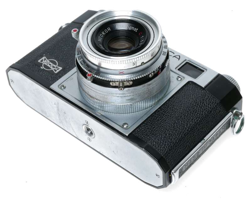 Neoca 2S Dual Stroke 35mm Film RF Camera Neokor 1:3.5 f=45mm