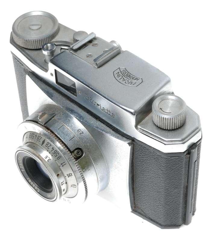 Braun Gloriette 35mm Film Camera Steinheil Cassar 2.8/45