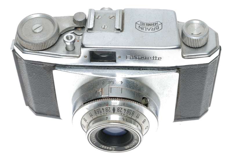 Braun Gloriette 35mm Film Camera Steinheil Cassar 2.8/45