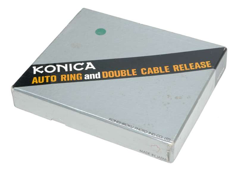 Konica Auto Ring Adapter Double Cable Release in Box Instructions