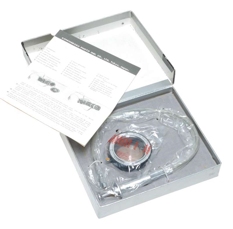 Konica Auto Ring Adapter Double Cable Release in Box Instructions