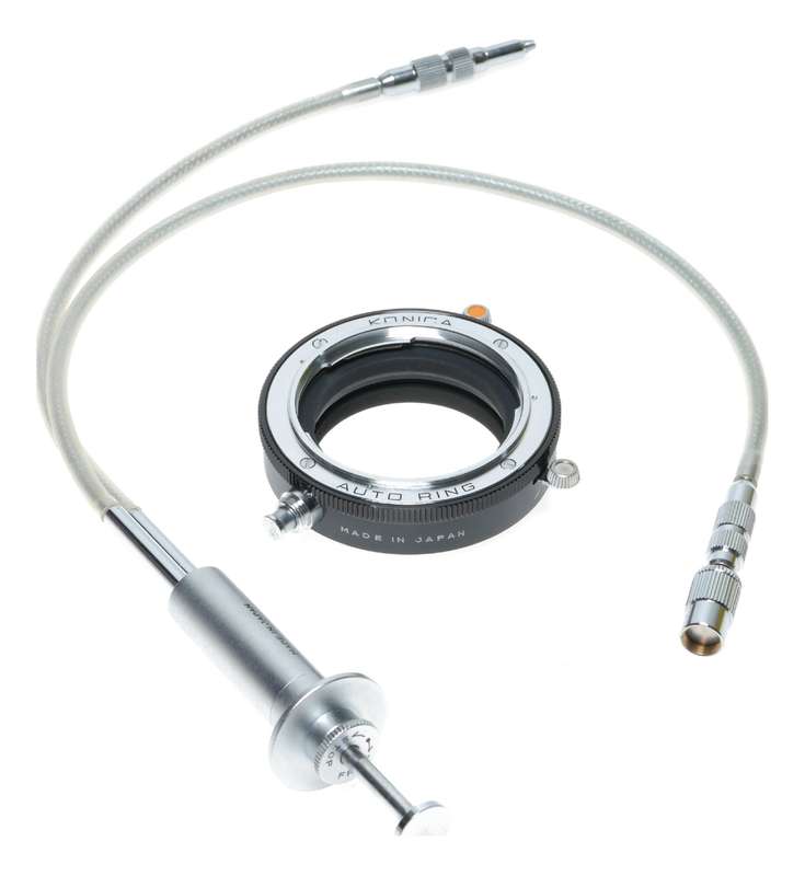 Konica Auto Ring Adapter Double Cable Release in Box Instructions