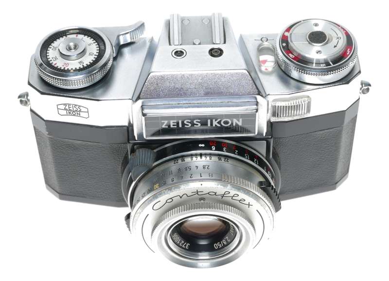 Zeiss Ikon Contaflex Super 10.1262 35mm Film SLR Camera Tessar 2.8/50