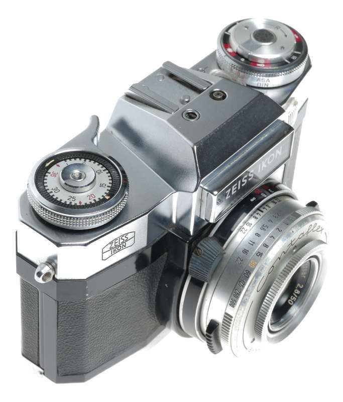 Zeiss Ikon Contaflex Super 10.1262 35mm Film SLR Camera Tessar 2.8/50