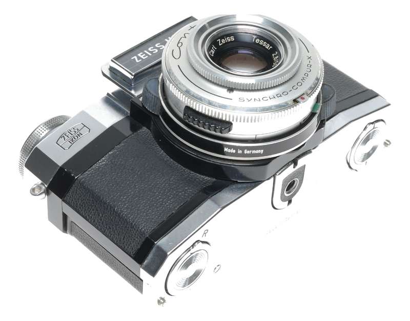 Zeiss Ikon Contaflex Super 10.1262 35mm Film SLR Camera Tessar 2.8/50