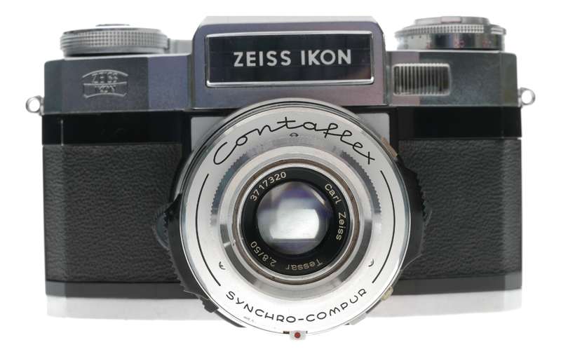 Zeiss Ikon Contaflex 10.1272 Super B 35mm SLR Camera Tessar 2.8/50