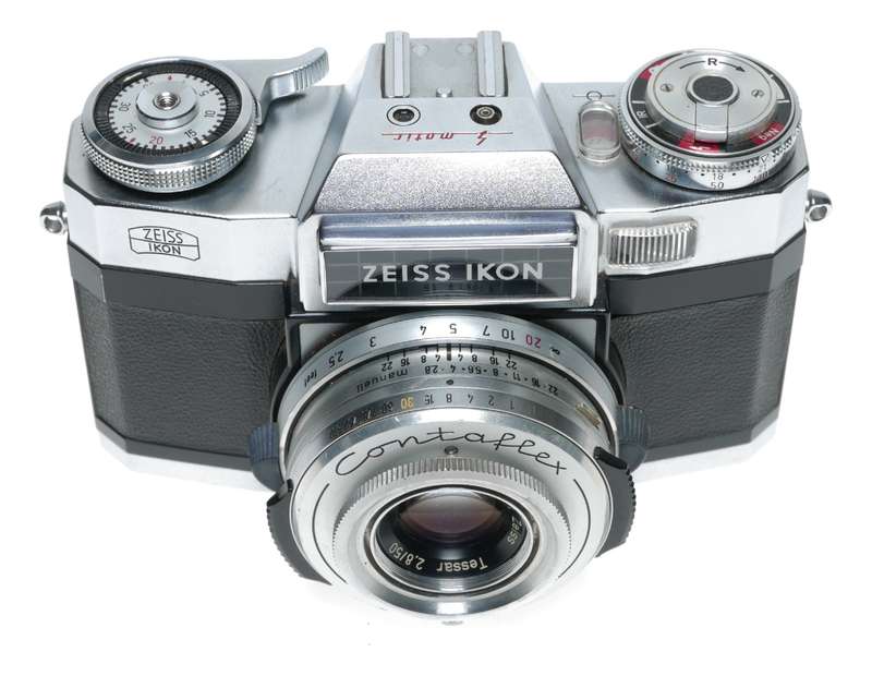 Zeiss Ikon Contaflex 10.1272 Super B 35mm SLR Camera Tessar 2.8/50