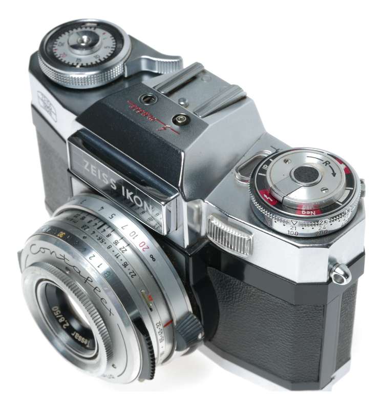 Zeiss Ikon Contaflex 10.1272 Super B 35mm SLR Camera Tessar 2.8/50