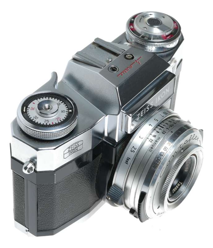 Zeiss Ikon Contaflex 10.1272 Super B 35mm SLR Camera Tessar 2.8/50