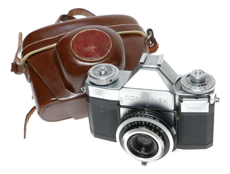 Zeiss Ikon Contaflex 861/02 Beta 35mm Film SLR Camera Pantar 2.8/45