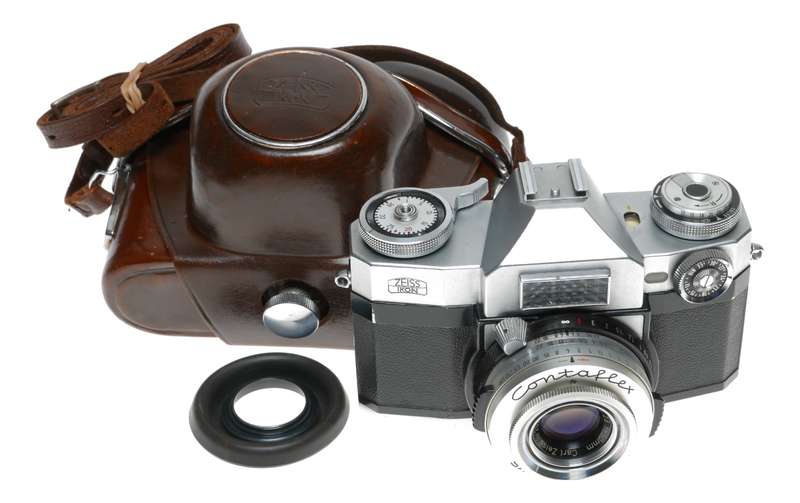 Zeiss Ikon Contaflex Super 10.1271 35mm Film SLR Camera Tessar 2.8/50