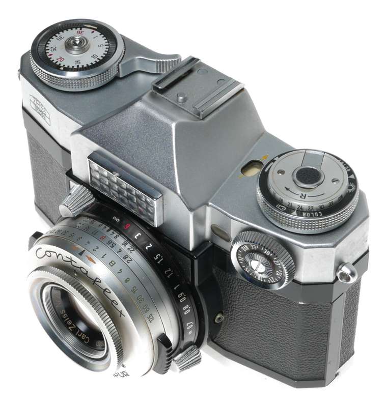 Zeiss Ikon Contaflex Super 10.1271 35mm Film SLR Camera Tessar 2.8/50