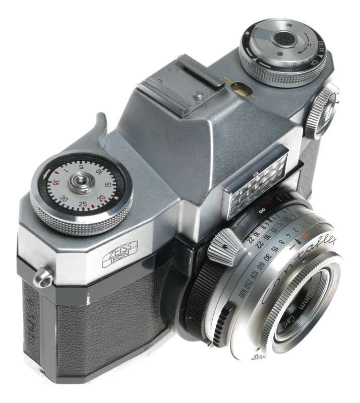 Zeiss Ikon Contaflex Super 10.1271 35mm Film SLR Camera Tessar 2.8/50