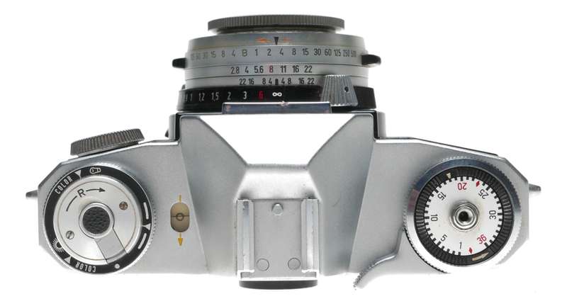 Zeiss Ikon Contaflex Super 10.1271 35mm Film SLR Camera Tessar 2.8/50