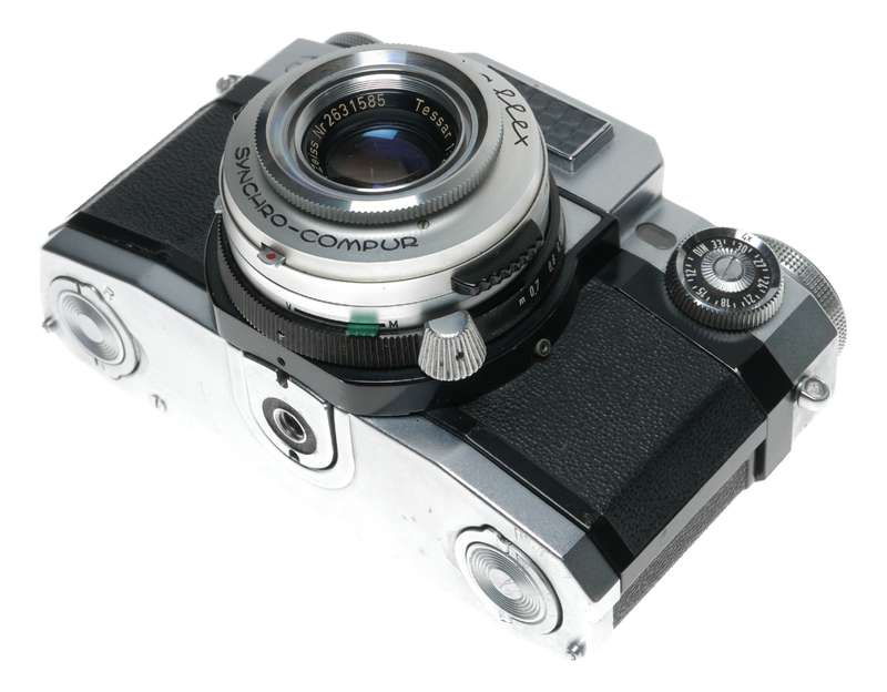 Zeiss Ikon Contaflex Super 10.1271 35mm Film SLR Camera Tessar 2.8/50