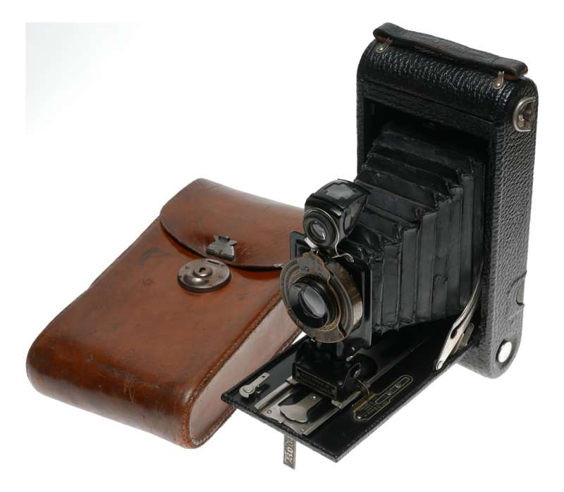 Kodak Junior 2c Autographic Large Format Folding Camera A-130 Film
