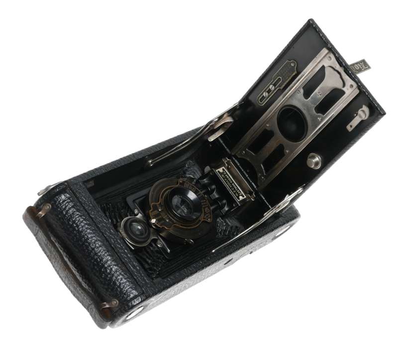 Kodak Junior 2c Autographic Large Format Folding Camera A-130 Film