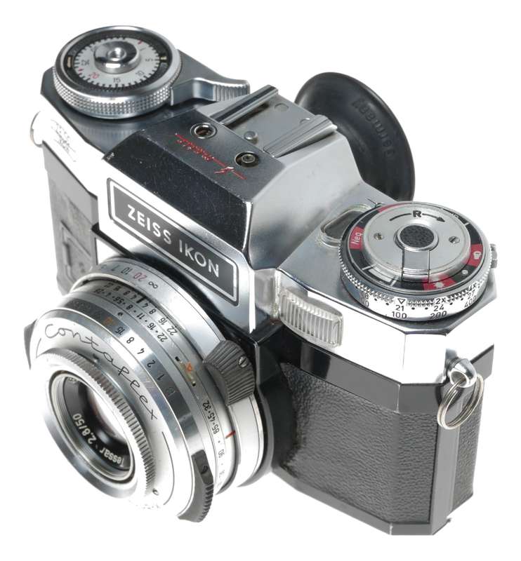 Zeiss Ikon Super BC 35mm Film SLR CameraTessar 2.8/50 Filters Case