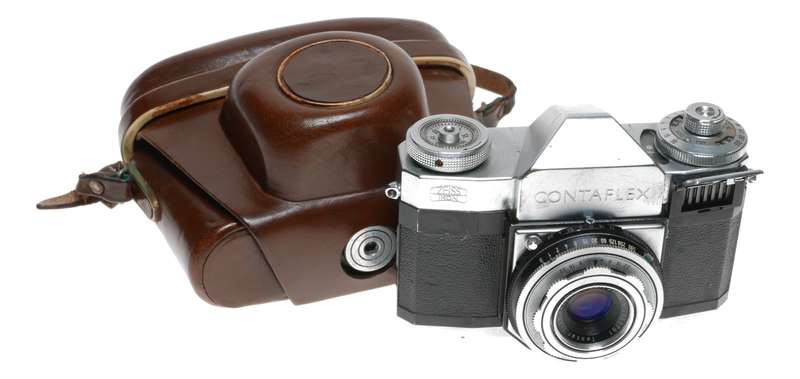 Zeiss Ikon Contaflex II 862/24 35mm SLR Film Camera Tessar 2.8/45