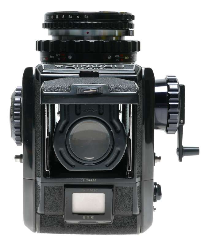 Zenza Bronica S2 Black 6x6 SLR Film Camera Nikkor-P 1:2.8 f=75mm