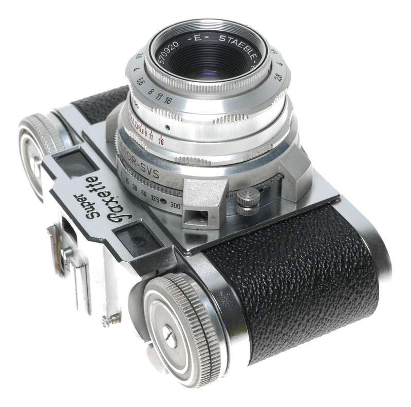 Braun Super Paxette II 35mm Film RF Camera E-Staeble-Kata 2.8/45 Case