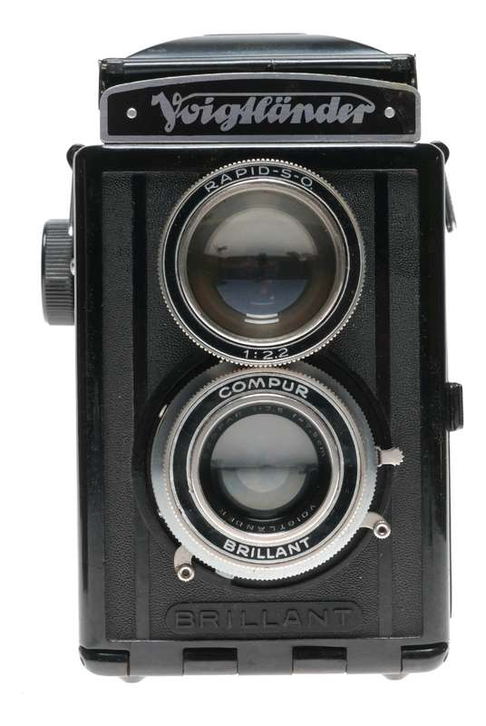 Voigtlander Focusing Brillant S 6x6 TLR Film Camera Skopar 1:3.5 f=7.5cm