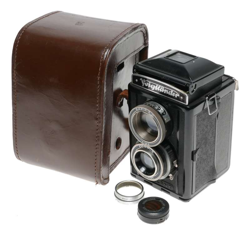 Voigtlander Focusing Brillant S 6x6 TLR Film Camera Skopar 1:3.5 f=7.5cm