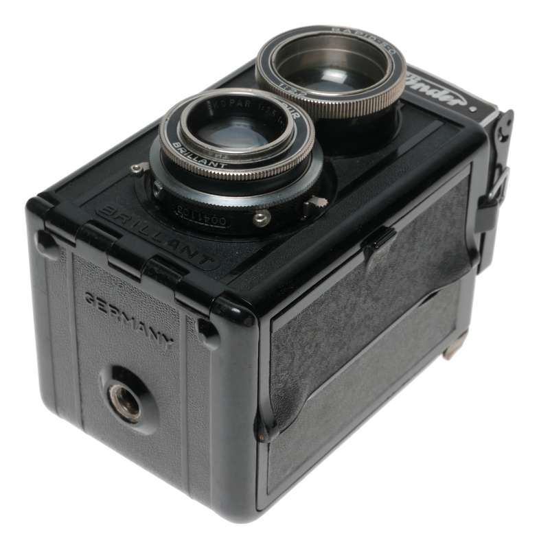 Voigtlander Focusing Brillant S 6x6 TLR Film Camera Skopar 1:3.5 f=7.5cm