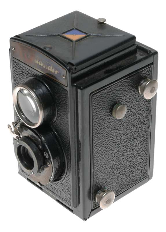 Voigtlander Brillant Early Metal TLR 120 Film Camera Voigtar 1:6.3 F=7.5cm