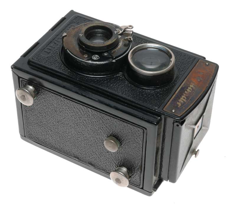 Voigtlander Brillant Early Metal TLR 120 Film Camera Voigtar 1:6.3 F=7.5cm