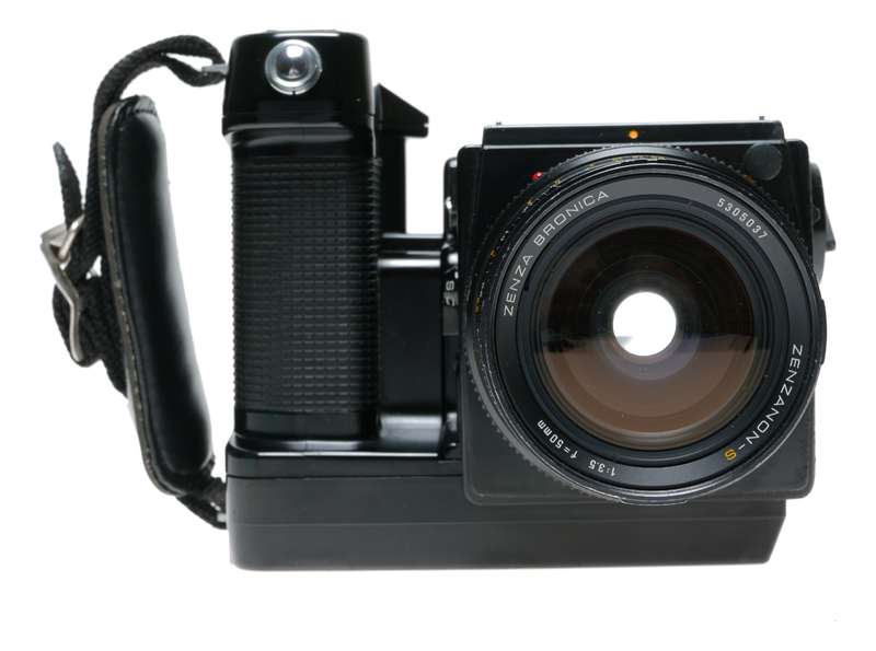 Zenza Bronica SQ-Am 6x6 SLR Film Camera Motor Zenzanon-S 1:3.5 f=50mm