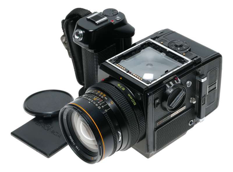 Zenza Bronica SQ-Am 6x6 SLR Film Camera Motor Zenzanon-S 1:3.5 f=50mm
