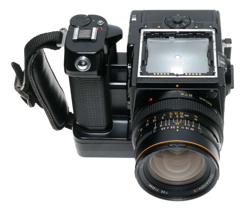 Zenza Bronica SQ-Am 6x6 SLR Film Camera Motor Zenzanon-S 1:3.5 f=50mm