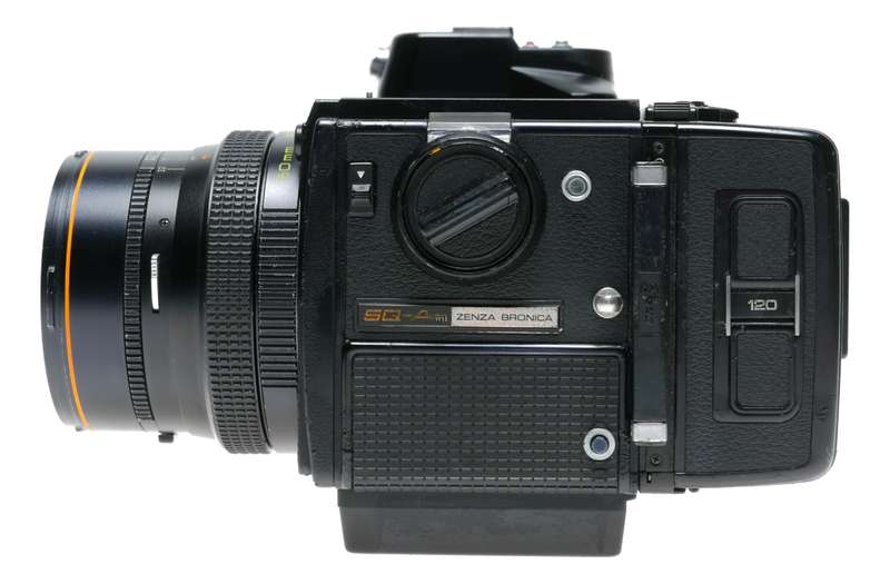 Zenza Bronica SQ-Am 6x6 SLR Film Camera Motor Zenzanon-S 1:3.5 f=50mm