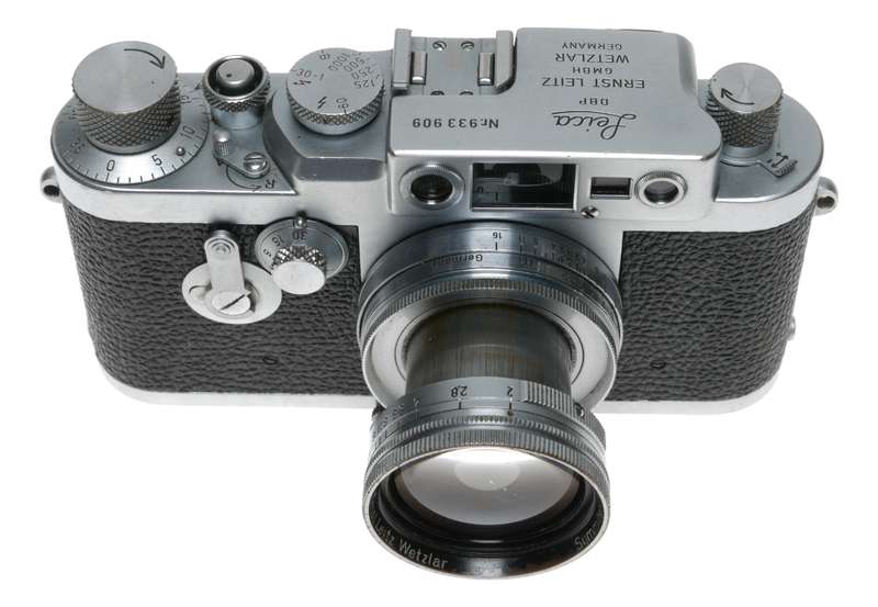 Leica IIIG 35mm film camera 3G rangefinder Leitz Summitar 1:2/50mm